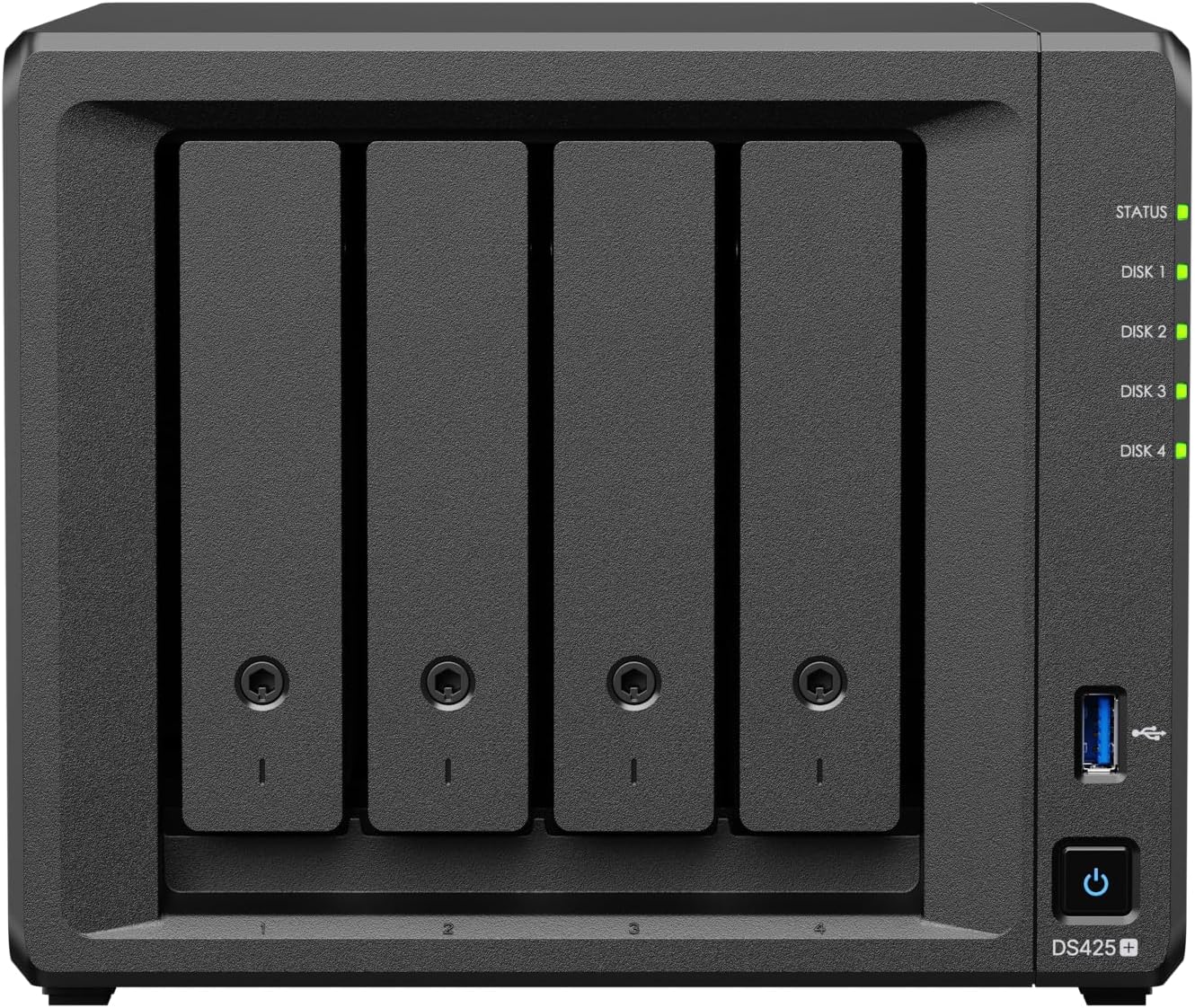 Synology DiskStation DS425+ SATA  4-Bays  USB  LAN  eSATA (Diskless) Synology DiskStation DS425+ SATA  4-Bays  USB  LAN  eSATA (Diskless)